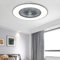 DUPI Ventilador Techo DARWIN Luz LED | Voz Alexa Google | 5 Aspas ABS | 6 Velocidades | Mando Temporizador | Motor DC | Ventilador Inteligente | Blanco