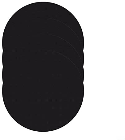 Oniissy BBQ Grill Mats, Pack of 4 40 cm Universal Oven Liners for Bottom of Fan Assisted Ovens - , Reusable, Washable, Non Stick for Charcoal or Gas Grills