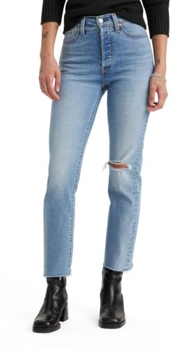 Levi's Women's Wedgie Straight Jeans, (New) Night Sight 27 Regular