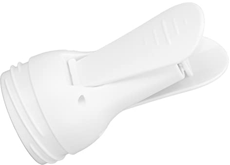 Milk Bag Adapter, Pollution Prevention Breastmilk Storage Bag Adapter Double Clip Heat Resistant Pump Into Firmly Fixed for Outdoor for Postnatal Mothers