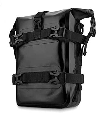 Mulcort Sacoche latérale pour pare-chocs de moto - Entièrement étanche - 8 litres - Peut être utilisée comme sac à bandoulière ou sac à bandoulière