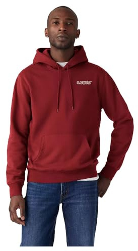 Levi's Kapuzenpullover Herren, Rope Batwing Lc Hoodie Chocolate Truffle, M
