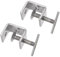 CoCud Morsetto C, Larghezza Apertura Ganascia 40mm, Morsetto Acciaio Inossidabile Forma I - (Applicazioni: Lavorazione Del Legno, Lavorazione Metallo, Assemblaggio, Costruzione), 2Pz