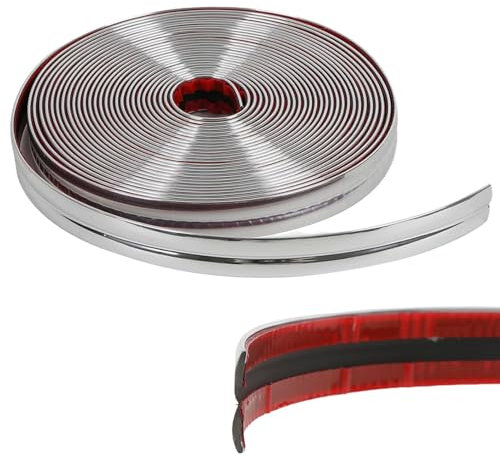 Kantenschutz Selbstklebend Leisten 5m*2cm – Wasserdicht Flexible Zierleiste Selbstklebend Silber für Wände, Küche, Fliesen – Einfach Schneidbar, Ideal für Renovierung & Möbelschutz