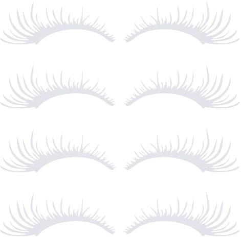 SUPERFINDINGS 4 Paar Weiße PET Wimpern Autoaufkleber Auto Augenbrauen Aufkleber 11x25.2cm/4.33 × 9.92 Auto Scheinwerfer Aufkleber Wasserfest Selbstklebend