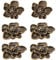 SYZOW 6 Piezas tiradores de muebles de cocina antiguos，tiradores de muebles Vintage，Tiradores para Cajones, Pomos y Tiradores Vintage para Muebles, Pomos para Gabinetes