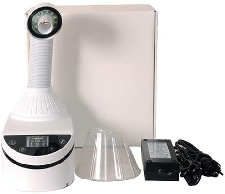 LSRFXF Dental Lab Dust Collector, Nail Dust Collector, Portable Dust Collector with Retractable Suction Tube, Dental Desktop Vacuum Cleaner Laboratory Strong Vacuum Cleaner