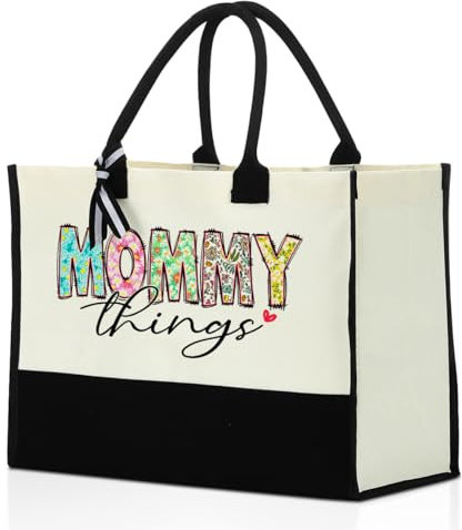 jealance Wasserdichte Tragetasche für Damen, für Großmutter, Tante, Schwiegermutter, für Geburtstag, Weihnachten, Camping, Urlaub, Mommy Thing, Small