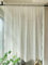 Vordesack Jacquard Scheibengardine mit zarten Floral Muster Sanfte Landhausstil Bistrogardine mit Stangendurchzug Gardine mit Spitzenkante 1 Stück Weiß HxB 100x80cm