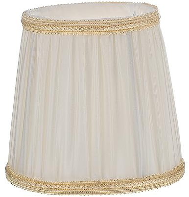 KITANDOVE 1stück Stoff Lampenschirm Mit Kristallen Für Deckenleuchte Praktische Wandlampe Hellbeige Mit Zufälliger Spitzenfarbe Dekorative Beleuchtung Für Und Schlafzimmer