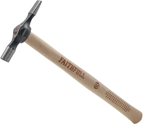 Faithfull 4oz Cross Pein Pin Hammer FSC Hickory Handle 113g (4oz)