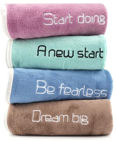 4 Stück Fitness Handtuch, Sporthandtuch Fitnessstudio, Schnelltrocknend Gym Handtucher, 4 Farben Mikrofaser Handtuch Gym, Sport Towels für Schwimmen Yoga Fitnessstudio, 35 x 75cm