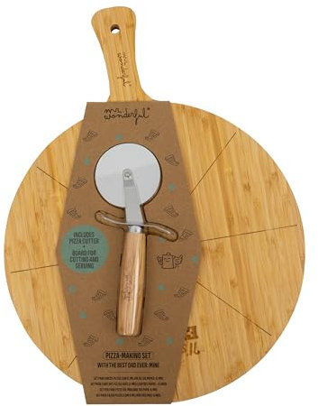 Mr. Wonderful Mr.Wonderful-Set per Fare pizze col Migliore dei papà: Il Mio, Multicolor, Estandar