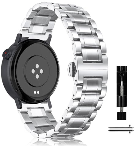 MiKoyi Bracelet Compatibles avec CMF by Nothing Watch 3 Pro/Pro 2, Acier Inoxydable en Métal Bracelet de Remplacement de Montre Réglable pour CMF by Nothing Watch Pro 2/3 Pro