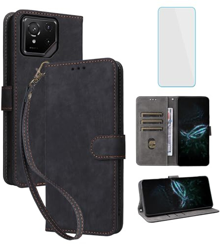 IUQXU Handyhülle für Asus ROG Phone 9 Pro/ROG Phone 9 Schwarz