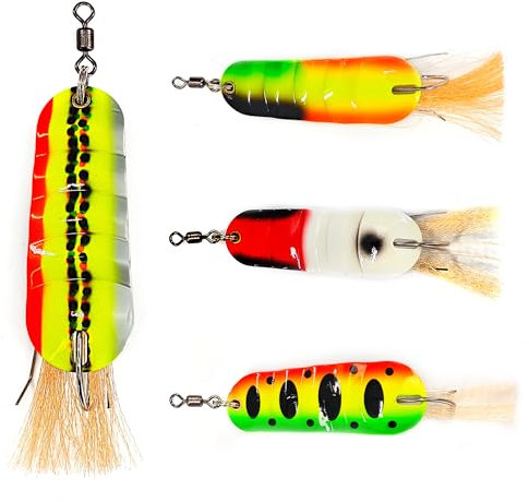 Keencatch Weedless Spoon Lure for Saltwater/Freshwater,Premium Minnow Fishing Spoon Hard Bait 4PCS