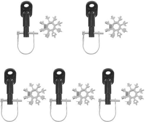 JOINPAYA 5 Sätze Zubehör Für Fahrradanhänger Traktion Radfahren Anhang Fahrradanhängerkupplungen Befestigung Für Fahrradanhänger Fahrradadapter Kupplung Bindungskupplung Eisen Schwarz