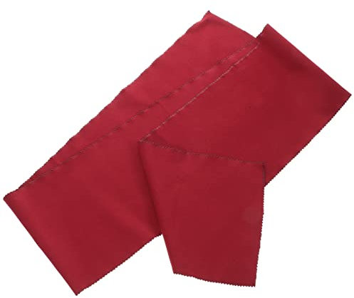 VICASKY 127x15cm Red Piano Keyboard Cover Felt Dust Protector Cloth for Acoustic and Digital Pianos Soft Wool Material Keyboard Key Cover and Care