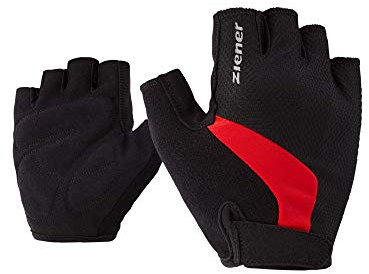Ziener Erwachsene CRIDO Fahrrad-, Mountainbike-, Radsport-Handschuhe | Kurzfinger - atmungsaktiv/dämpfend, Red, 8