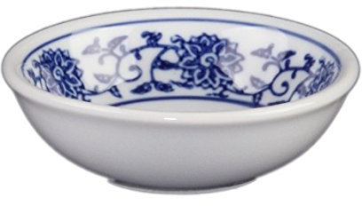 'Holst Porcelana qhc 101 Salsera 9 cm Qing Hua Ci, plástico, Blanco/Azul, 9 x 9 x 3 cm, 6 Unidades