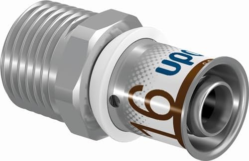 Uponor S-Press PLUS MLC Übergangsnippel 16mm x 1/2 AG