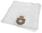 vhbw 5x sacs remplacement pour Nilfisk 302004004 pour aspirateur - microfibres non tissées, 64cm x 58cm, blanc