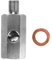 Öldruckmanometer 1/8, Öldrucksensor-T-Stück, BSPP BSP T-Stück Adapter, Öldrucksensor Manometer Adapter 1/8in NPT Buchse BSPP BSP Stecker und Buchse T-Stück für Öldruckschalter