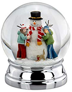 Schneekugel Schneemann / Kinder XL Höhe 12,0 cm, Ø 10,0 cm