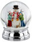 Schneekugel Schneemann / Kinder XL Höhe 12,0 cm, Ø 10,0 cm
