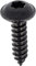 Vis à Tôle Tête Ronde Large RLX Torx en Sachet, 4.2mm x 16mm, NFE 25-655, Zinc Noir, Lot de 30