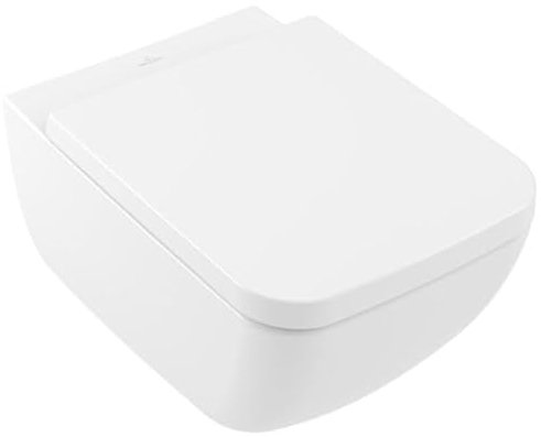 Villeroy & Boch Collaro Combi-Pack, WC suspendu avec DirectFlush, avec siège WC, 4626HS, Coloris: blanc-alpin