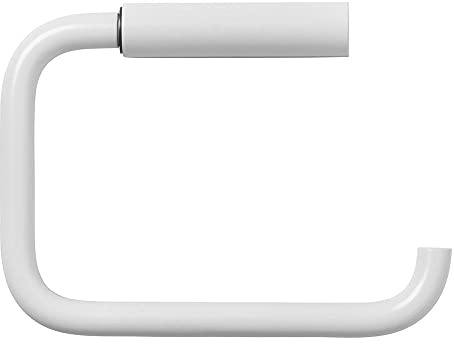 blomus WC-Rollenhalter MODO | Stahl titanbeschichtet | Farbe White | minimalistisches Design