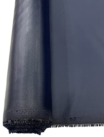 EU Fabrics 4oz Waterproof Fabric - 150cm Wide, 100% Polyester, PU Waterproof Treatment - Outdoor Covers Replacement - Ideal for Bags, Pet Bedding, Picnic Cloth - Fabrics Material per Metre (Navy)