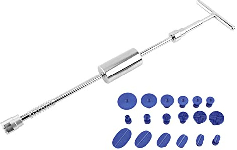 Ejoyous PDR Tool Set 19 Stück – T-Bar Zieher + 18 Klebezangen, Dichtentfernung ohne Lackverlust, für große/kleine Vertiefungen am Auto