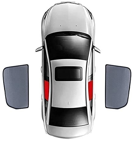 für Skoda Karoq 2018 2019 Auto Sonnenschutz Kinder Sonnenblende Magnetisch Selbsthaftende Seitenfenster Sonnendach Reduziert Hitze UV-Schutz Baby Erwachsene Haustiere Sonnenschutzrollos