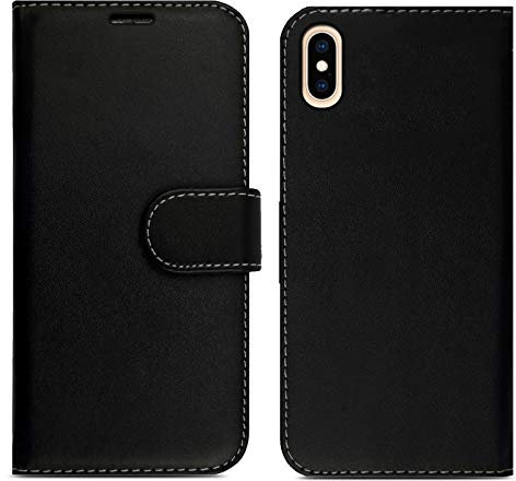 ProGadgetsLtd Case For iPhone XS Max Phone Case with Card Holder Shockproof Flip Wallet Leather Magnetic Stand Cover Case For iPhone XS Max (Black)