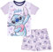 Disney Lilo and Stitch Girls Pyjamas Short PJs, Ages 5 to 15 Years Old (5-6 Years) Lilac