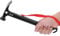 Camping Hammer, 12x4,3x1,6 Zoll Tragbarer Kohlenstoffstahl Heringzieher Multifunktion Hämmer Mallet Zelthering Hammer Hohe Festigkeit Zelthering Zelthammer mit Abziehhaken für Outdoor Wanderungen