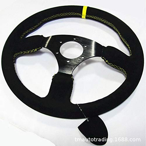 Sportlenkräder Universal-14inch 350mm Drift Sport-Lenkrad Wildleder Lenkräder