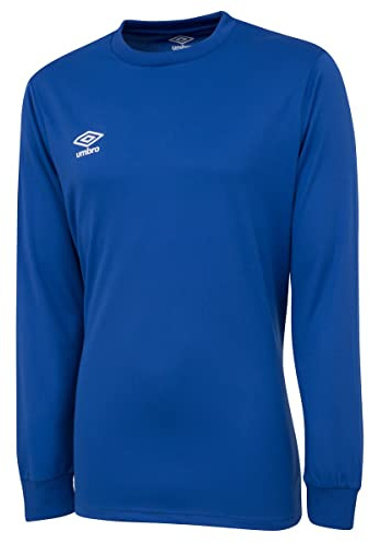 Umbro Mens Club Long-Sleeved Jersey, Royal Blue, L