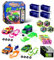 Majorette - Tune Ups Series 3 - extra große Tuning-Box mit 28 Überraschungen inkl. 4 Spielzeugautos mit Neon-Effekt zum Tunen, für Kinder ab 5 Jahren, je 7,5 cm, zufällige Auswahl