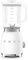 Smeg, Blender BLF03WHEU 1,5 L, 4 Vitesses, 4 Fonctions Smoothie, Pulse, Glace Pilée et Autonettoyant, Bloc Moteur et Bouchon Doseur, Base Antidérapante, Range cordon Intégré, 800W, Blanc