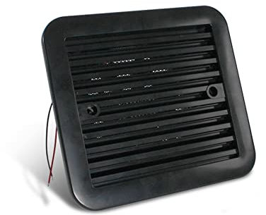 YZACK RV Camper Vent Abluftventilator 12 V Einweg-Seitenluftauslass Staubdichter Ventilator Caravan Externes Zubehör (Color : Strong Wind Model B, Size : A)