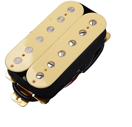 E-Gitarre Doppelspule Humbucker E-Gitarren-Pickup-Elfenbein Pickup für E-Gitarre (Color : Briege Pickup)