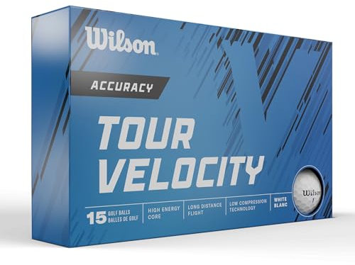 Wilson golf balls, Tour Velocity, White / Blue