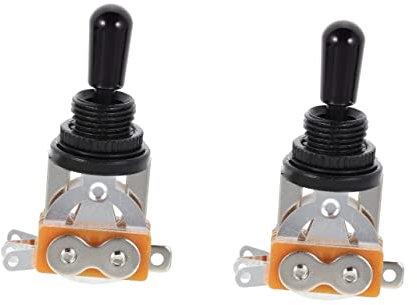Toyvian Der Schalter 2st Schalter Für E-gitarre 3-wege- Gitarren-tonabnehmer Gitarren-pickup-schalter 3-wege-wahlschalter Gitarre 3-wege-kippschalter Metall Dritter Gang Komponente