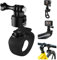 TELESIN S2 Quick Release 360 Flexible Mount Wrap Band, Bike Motorrad Lenker Überrollbügel Rohr Stick Pole Montage Zubehör für Hero 12 11 10 8 7 Insta360 X3 X4 Go3 Ace Pro DJI Action 4 Pocket 3