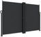 vidaXL Auvent Latéral Rétractable, Brise-Vue de Jardin, Écran de Protection, Écran de Balcon Terrasse Arrière-Cour Extérieur, Noir 160x1000 cm