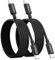 SUNGUY Câbles USB C vers USB C, [1M/Lot de 2] 60W Câble USB C Charge Rapide, Câble iphone USB C pour iPhone 15 Pro Max/Plus, Galaxy S24 S23, Xiaomi, Google Pixel, Laptops-Noir