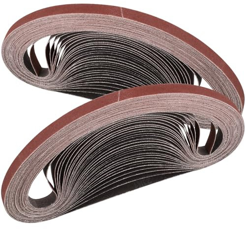 STEBRUAM Sanding Belt 9 x 533 mm,30PCS 240 Grit
